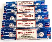 Lot of 200 gms Original Nag Champa Incense Sticks 40 gram x 5 by Satya Sai Baba