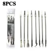 8in1 IC Chip Repair Thin CPU Remover BGA Maintenance Glue Remover Tool HOT
