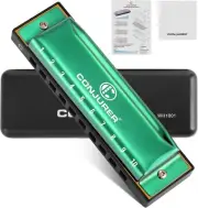 Blues Harmonica for Kids Children Adult Beginners 10 Holes C Key Diatonic Harmon