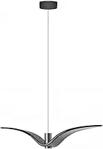 CJLWSLCO Modern Resin Pendant Light Simple Creative Ceiling Hanging Lamp Daylight Sculptural Design Ceiling Light Fixture for Kitchen Island Dining Room Bedroom E27 Base Hanging Light Indoor Adjustabl