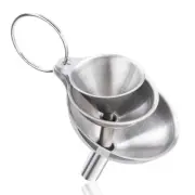 Stainless Steel Funnel 3 Pcs, Food Grade Funnels for Kitchen Use, Small Funnels