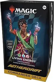 Magic: The Gathering Aetherdrift Commander Deck - Living Energy, Green/Blue/Red
