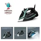 Steam Force Stainless Steel Soleplate Steam Iron for Clothes 400 Microsteam H...