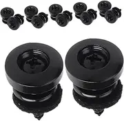 Kisangel 12pcs Guitar Strap Locks Set Acoustic Electric Guitar Strap Locks Slip Locking for Supply