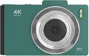 4K Digital Camera 48MP 2.8 Inch IPS Screen 16X Zoom Portable CCD Camera (Green)
