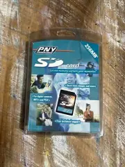 New PNY 256MB SD Card SD Memory Card Storage Digital Camera P-SD256-RF NIP
