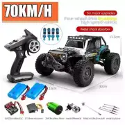 Hot 1:16 4WD RC Car with LED 2.4G Remote Control Cars 70KM/H Drift Monster Truck