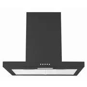 Haier 60cm Wall Rangehood Box Chimney - Black