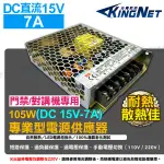 監視器攝影機 電源供應器 門禁 對講機專用 DC15V 7A 105W 短路保護 110V-220V 集中管理 電源變壓器