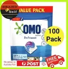 OMO Triple Active 3 In 1 Laundry capsules 100 Pack