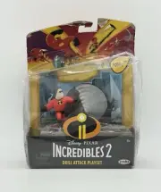 Disney Pixar The Incredibles 2 Drill Attack Playset Action Figure Mr Incredible
