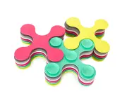 18pc Prince Lionheart Get A Grip On Bathtime Suction Puzzle Bathmats Kids 18m+
