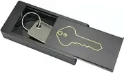 Omana Hide Key Magnetic Key Holder Emergency Key Box Secret Key Safe Spare Key Car Home House Key Hide, Black