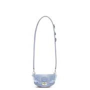 [GANNI] Apo-G Wallet On Chain Denim Crossbody