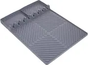 Silicone Griddle Tools Mat Heat Resistant BBQ Grill Side Shelf Kitchen Countertop Mat