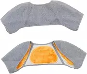 Elastic Shoulder Pads Bamboo Fiber Lined for Enhanced Support Shoulder Brace for Warmth Size Xl Random