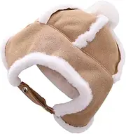 [WOFASHPURET] Cap Ear Protection Hat Cotton Earflap Hats Hat for Bonnet for Winter Hat Plush Cap Girl Hat Warm Beanie Hat Hats Polar Fleece Khaki