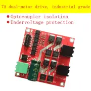 7A 160W Dual DC Motor Driver Module Board PWM Speed H-bridge L298 logic