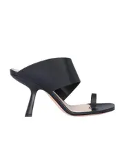 Nicholas Kirkwood Brasilia Thong-Strap Sandals 37 Black