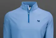 Supa Dupa Scotty Cameron Pullover Perth Birdseye Performance Qtr Zip Navy RARE M