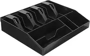 NAMOARLY Multi Grid Cash Drawer Tray Money Holder for Supermarkets Management with Coin Compartments Replace Old Register Insert Tray