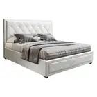 Artiss Bed Frame Double Size Gas Lift Storage Mattress Base Wooden White TIYO