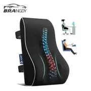 Lumbar Support Pillow Memory Foam Relieve Back Pain Car Seat Waist Cushion