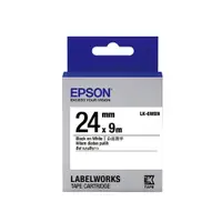 在飛比找樂天市場購物網優惠-EPSON 一般系列 LK-6WBN 白底黑字 24mm 標