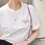 𝐅𝐚𝐚𝐚𝐭𝐨𝐮𝐨𝐮 𝐬𝐞𝐥𝐞𝐜𝐭🔖 MAISON KITSUNE - HANDWRITING T-SHIRT 短袖