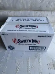 Sweet'N Low Zero Calorie Sweetener Value Pack, 2000 Count Box