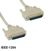15 ft IEEE 1284 DB25 Male to Male Cable 28 AWG 25 Pin Parallel Printer Scanner