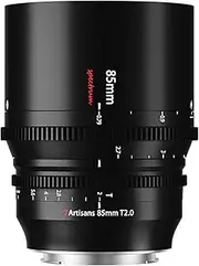 7artisans 85mm T2.0 Cine Lens for L Mount,Full Frame Mirrorless Camera Lens Large Aperture,Compatible for Sigma FP, Panasonic S1 S1H S5, Leica SL SL2