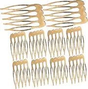COMPUKAS 10Pcs Small Hair Combs for Women Non Slip Slide Hair Accessories Tiny Side Combs for Crafting for Wedding Headpieces and Everyday Use