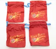 Lot of 4 Empty Harry Potter Bertie Bott's Every Flavor Beans Pouch Botts Bags