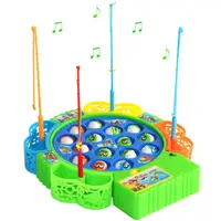 在飛比找PChome24h購物優惠-音樂釣魚玩具組顏色隨機出 600107【卡通小物】