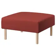 LILLEHEM 1-seat module, Gunnared brown-red/wood