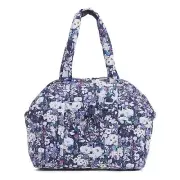 Vera Bradley Featherweight Tote Bag Artist's Garden Purple