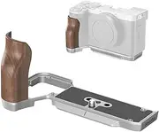SmallRig A7C II / A7CR Handgrip L-Shape Grip for Sony Alpha 7C II/Alpha 7CR, Quick Release Plate for Arca, Lightweight Wooden Side Handle, for Quickly Switch on Tripods/Handheld Shooting - 4796