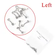 .10 Dental Sliding Crimpable Hooks Long Left Orthodontic Hooks Hook Dentist sk-J