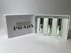 Prada Beauty Mini Lip Collection Set Astral Pink Quartz Mahogany Lipstick & Balm