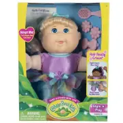 Cabbage Patch Kids Deluxe Toddler Style ‘N Play 11" Doll Blond Hair Blue Eyes