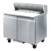 Thermaster Two Door Sandwich Bar - Salad Bar Fridges (SLB120) - SLB120