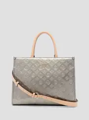 GUESS Silver Arnela Girlfriend Tote Bag