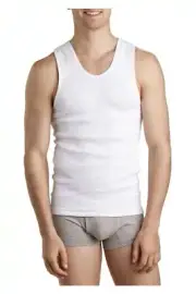 Mens Bonds 2 Pack White Chesty Athletic Singlets