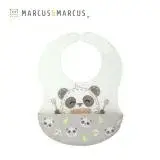 在飛比找遠傳friDay購物優惠-【MARCUS＆MARCUS】動物樂園大口袋寬版矽膠立體圍兜