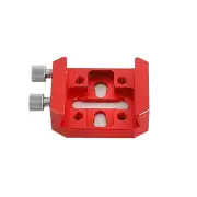 75 Degree Red Cross Slot Guide Scope Dovetail Clamp for Astronomy Telescope