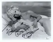 CONNIE STEVENS HAND SIGNED 8x10 PHOTO VERY SEXY POSE TO STEVE JSA