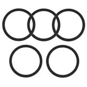 5PCS 42mm OD. Bicycle Bottom Bracket Gasket Bike BB Axle Washer Aluminium Alloy Bike Flywheel Hub Spacer Repair Accessories Black 2.5mm