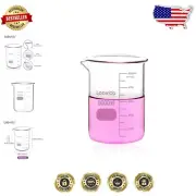 Extra Large 5000ml Borosilicate Glass Beaker with Easy Measurement Markings