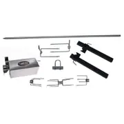 DIY BBQ Spit Rotisserie Set - Heavy Duty Motor by Flaming Coals